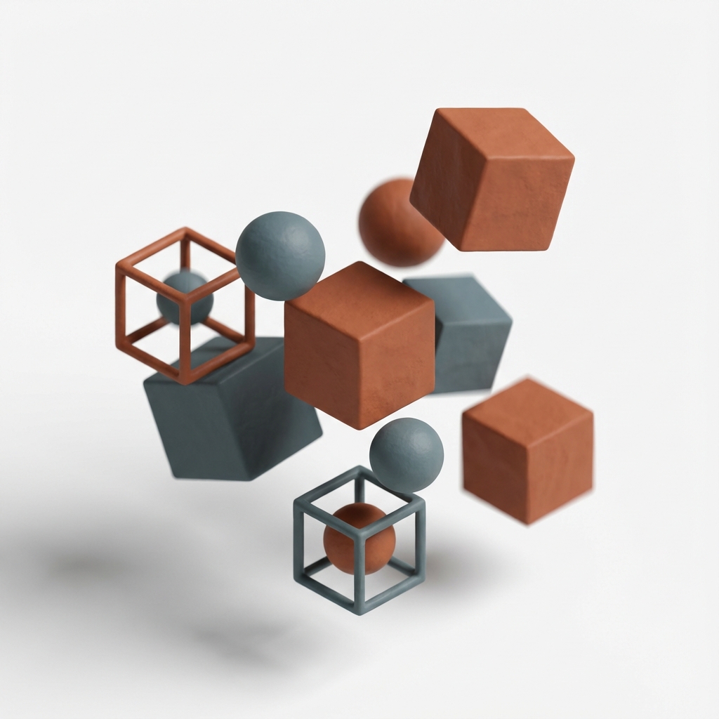 Abstract systems diagram used as a visual anchor for care workflows.